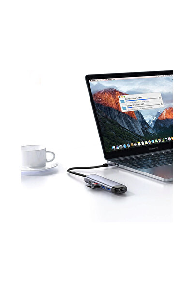 Mcdodo Multihub Type-C 6 in 1 Grey