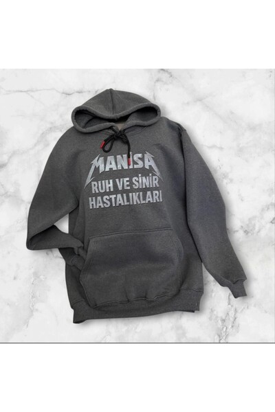 Fua Shop Унісекс-светр з капюшоном і принтом