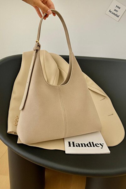 Handley Suede Hobo Bag – Minimalist Shoulder Bag Stylish and Elegant Women's Bag