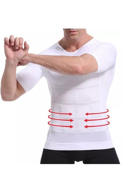 VEYA Men's Gynecomastia Sports Girdle, Posture Support Belt for Tightening an...
