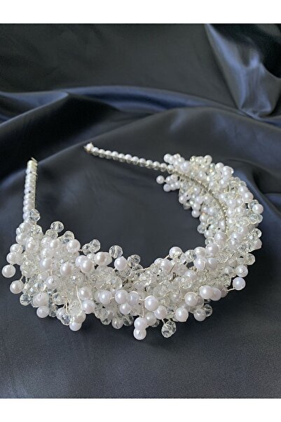 BYEN GİYİM Κομψό κρυστάλλινο στέμμα, χάντρες ανάμειξης, νυφικό στέμμα, αρραβώ...