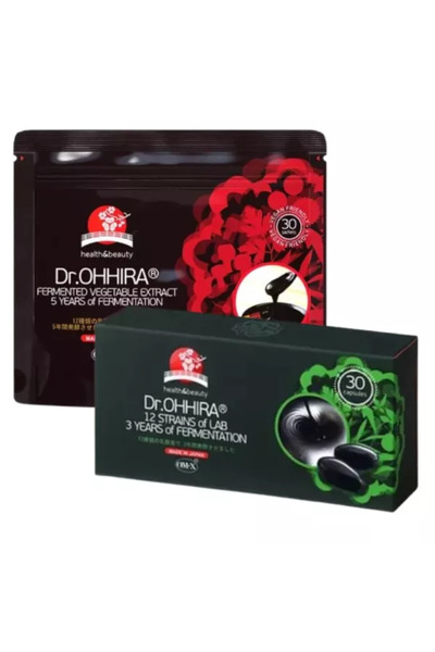 Dr.Ohhira Pachet: Extract vegetal fermentat 5 ani (30 pliculețe) + Probiotice...