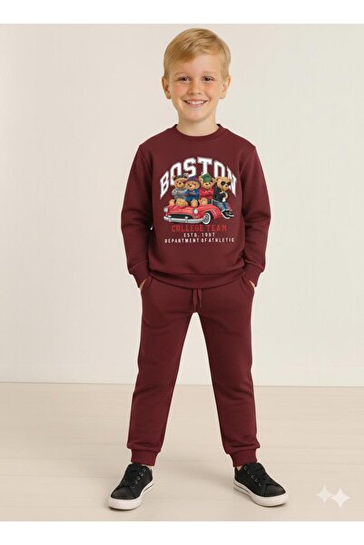 LİTTLE TORTOİSE Момчешка зимна блуза с дълъг ръкав и 3 слоя / спортен екип