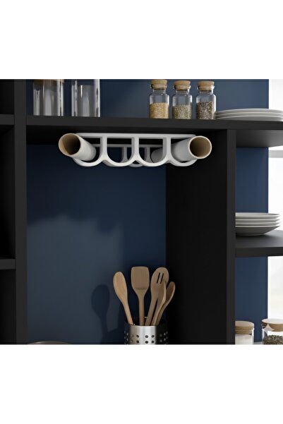 Aaron Boriss Kitchen Roll Organizer |   Greaseproof Paper, Foil, Cling Film (Shipped with Double-Sided Tape)