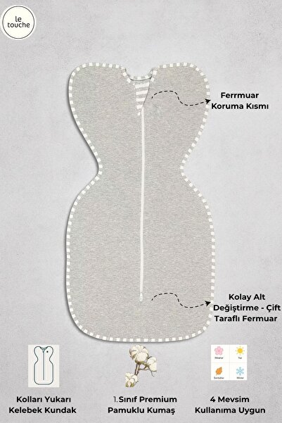 Le Touche Baby Swaddle Sleeping Bag