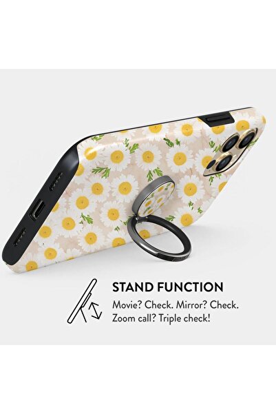 BURGA Gunmetal Pure Bliss Phone Ring