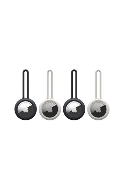 UAG Husa AirTag Apple Dot Loop Black/Marshmallow (4 buc/pachet)