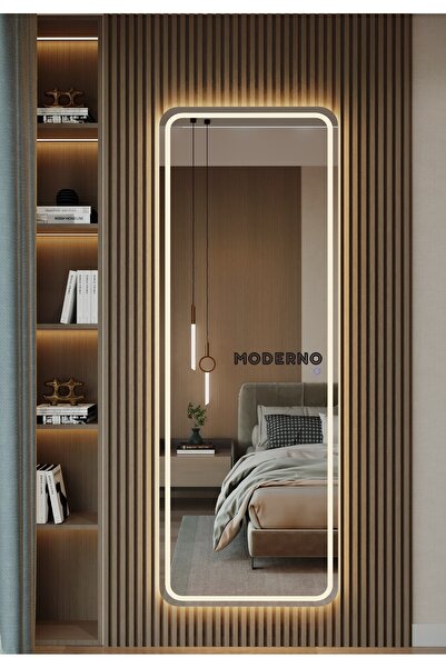 L' CAPO Gün Işığı Kumlamalı DOKUNMATİK Ledli Ayna, Ledli Boy Aynası, Konsol A...