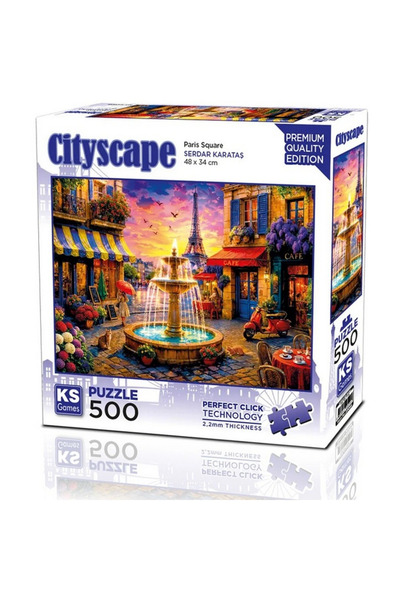 TOYFEST Ks Games Paris Square Puzzle 500 Pieces