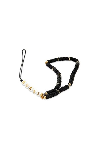 Guess Snur / Pandantiv telefon Heishi Beads Negru