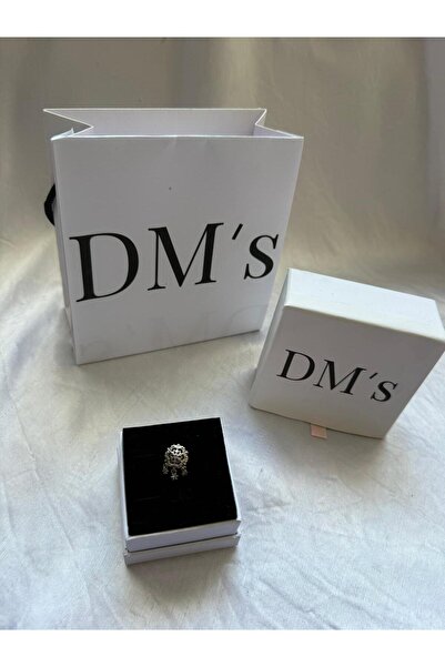 DM’s Silver 3 Parçalı Buzlu Kar Tanesi Gümüş Charm’ı