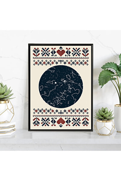 Legendary Gifts Tablou personalizat cu harta stelelor