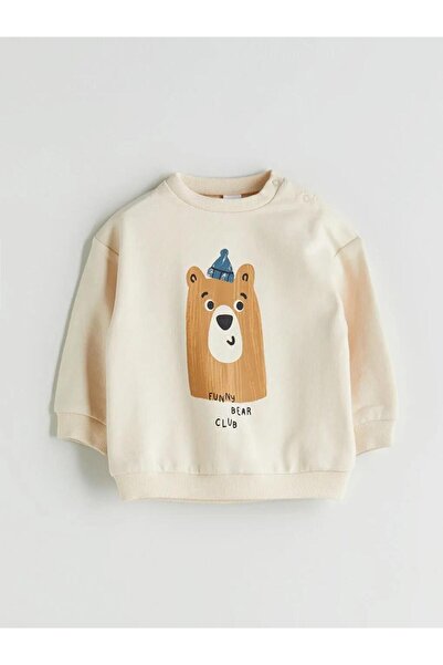 LC Waikiki Bear Printed Baby Boy Tracksuit Set (W5)