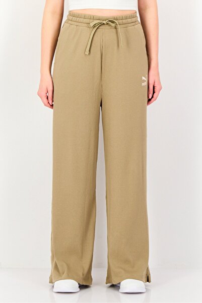 Puma Women Relaxed Fit Outdoor Pants, Tan