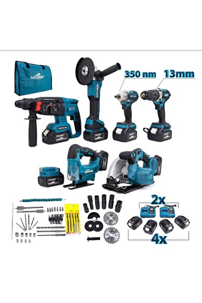 DAWREK pro 7 li set şarlı set