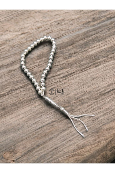 925 AYAR GÜMÜŞ YUVARLAK KESİM GÜMÜŞ TSPİH (BİLEKTEN GEÇEN BOY)