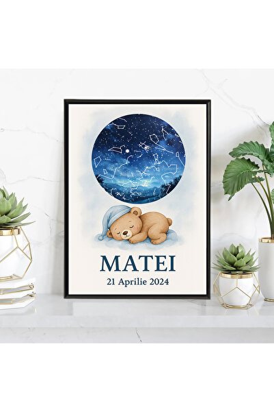 Legendary Gifts Tablou personalizat cu harta stelelor