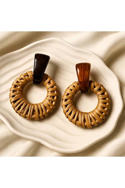 Luxiva String Woven Geometric Jewelry Earrings