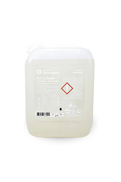 Fabrica de Detergent Detergent Profesional Pur si Simplu Fara Parfum 5L