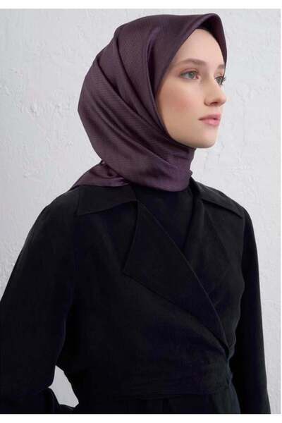 Armine 2025 Patterned Pure Silk Twill Scarf 9415-31