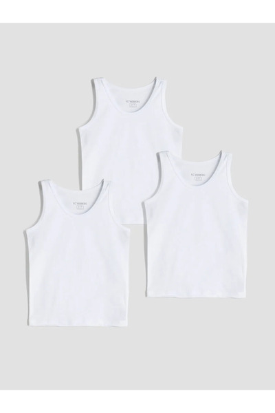 LC Waikiki Crew Neck Boys Singlet 3-Piece
