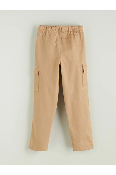 LC Waikiki Карго панталон за момиче с ластик на талията