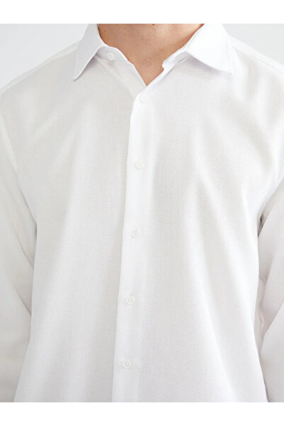 LC Waikiki Slim Fit Long Sleeve Dobby Men's Shirt