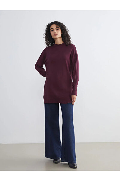 LC Waikiki Stand Collar Women's Knitwear Tunic