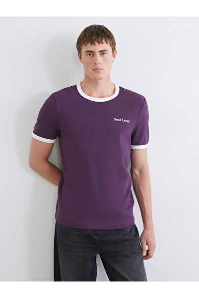 LC Waikiki RMZ GİYİM FARKIŞİLLİK Zero Roba Collar Tricou bărbătesc din bumbac...