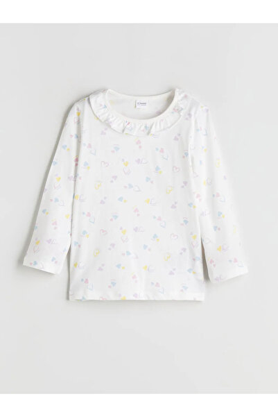 LC Waikiki Heart Patterned Girl's Pajama Set