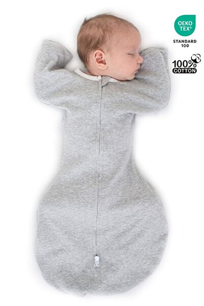 Le Touche Baby Swaddle Gloves Cuffed Sleeping Bag & Sleeves up Swaddle