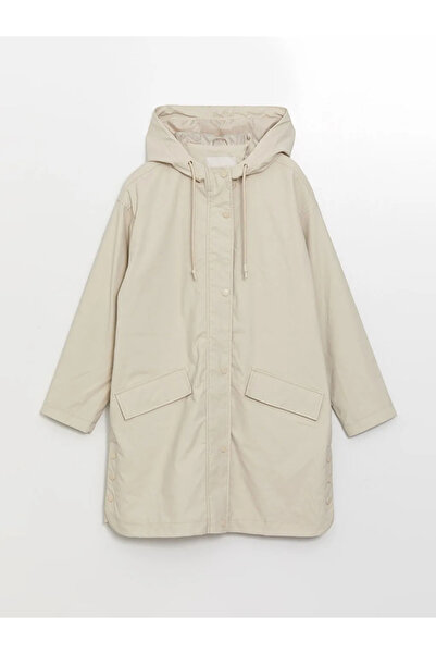 LC Waikiki Pelernă de ploaie simplă cu glugă pentru femei