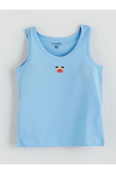 LC Waikiki Printed Cotton Boys' Undershirt 2 Pack