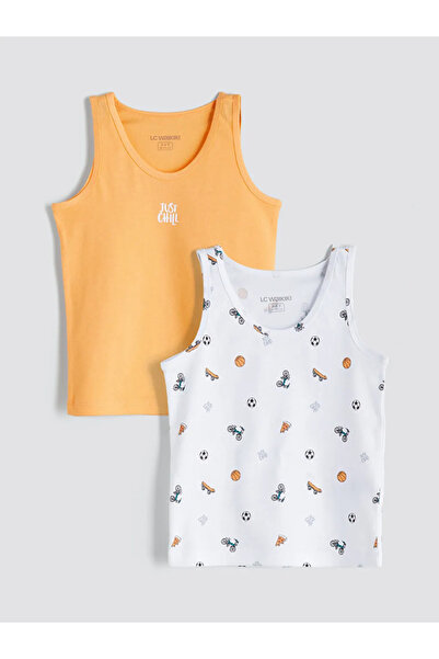 LC Waikiki Crew Neck Boy's Undershirt 2-pack