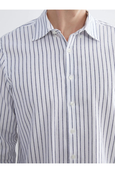 LC Waikiki Regular Fit Long Sleeve Striped Men's Shirt