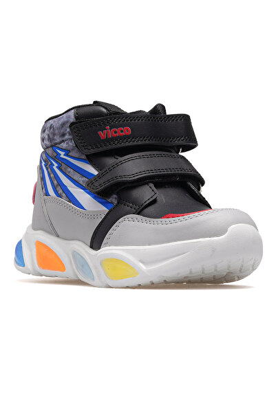 Vicco David Erkek Çocuk Işıklı Spor Bot 25k 946.420 Pe Siyah