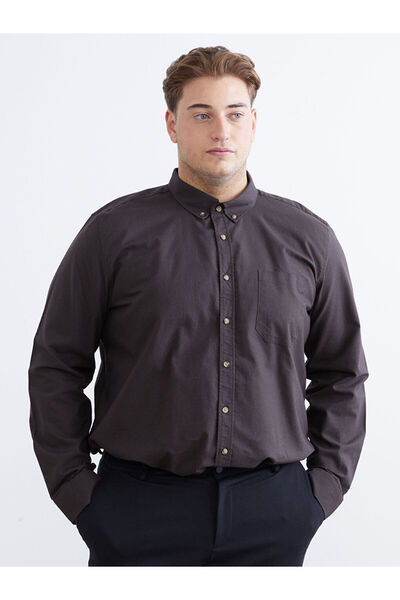 LC Waikiki I Big Size Standard Fit Long Sleeve Men's Shirt from Freezen Store