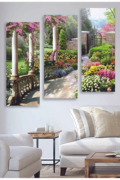 TABLOX 3-компонентна декоративна стенна украса от MDF дървен панел - Природа,...