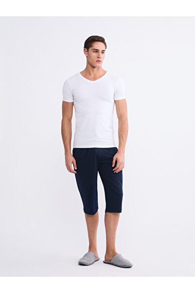 LC Waikiki Sparkling Choices from Shining Store | V-Neck Short Sleeve Men's Undershirt