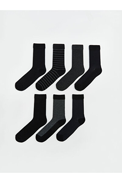 LC Waikiki Shining Choices Textured Men's Socks from Shining Store, Pack of 7