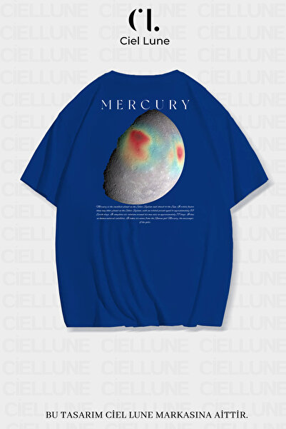 Ciel Lune Μπλουζάκι Unisex Γυναικείο Ανδρικό Mercury Printed Special Design O...