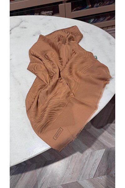 ipekevi شال بنمط الحمار الوحشي 4373 القرفة