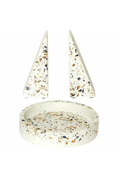 Other Set de 2 suporturi de cărți Terrazzo | Bol pentru obiecte mici