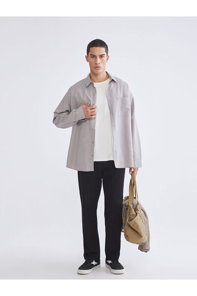 LC Waikiki Μαύρο ανδρικό αθλητικό παντελόνι Standard Fit