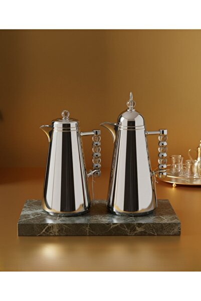 Generic 1/1 liter tea and coffee thermos set with an elegant and modern design