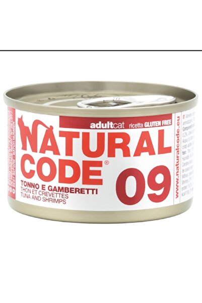 Natural طعام رطب للقطط البالغة من ناتشورال كود بنكهة التونة والروبيان