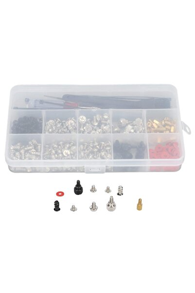 Other طقم براغي كمبيوتر من سونيسفا، ٣٦٢ قطعة، مع روابط كابلات، ومفك براغي، وغ...