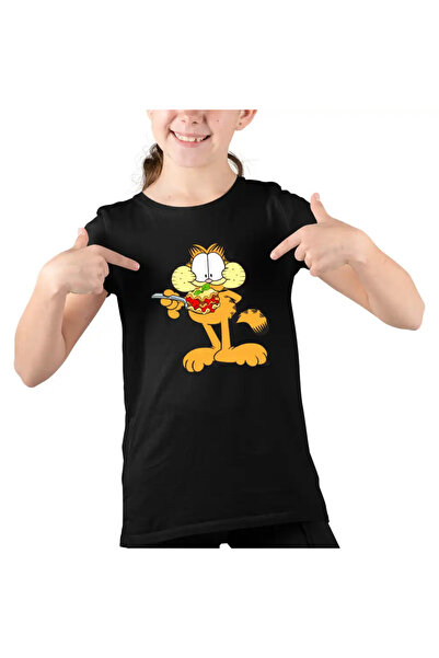OEM Тениска Garfield Lasagna с котешка храна за момичета