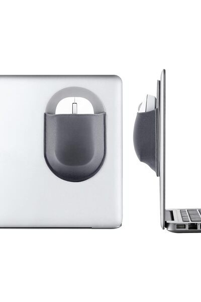 Other Reusable Adhesive Universal Mouse Holder — Gray, Bluetooth