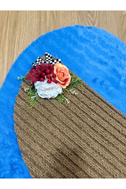 Marrone Large Size Doormat with Roses 50*100 Non-Slip Doormat for Front Door